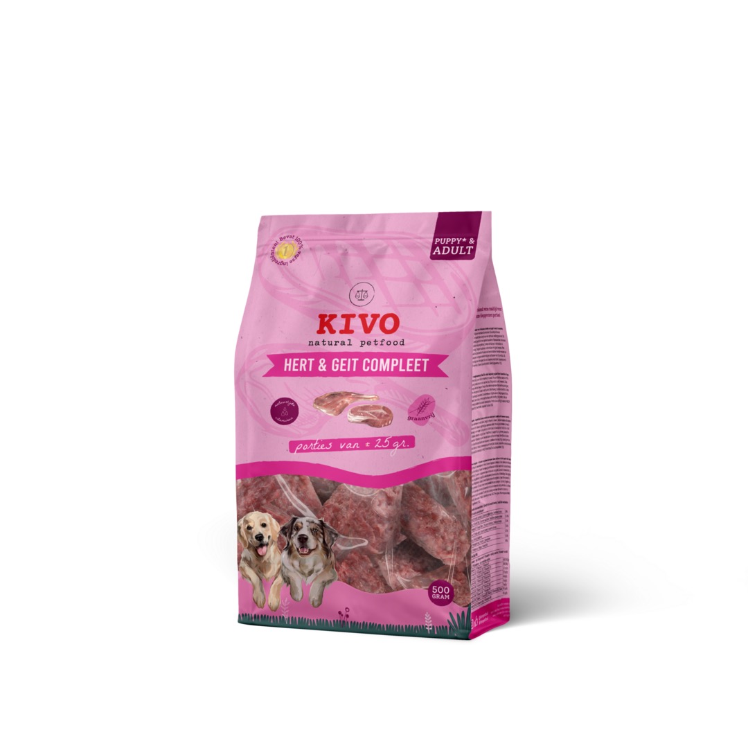 Hert & Geit portie's (deelblokjes a 25 gram)